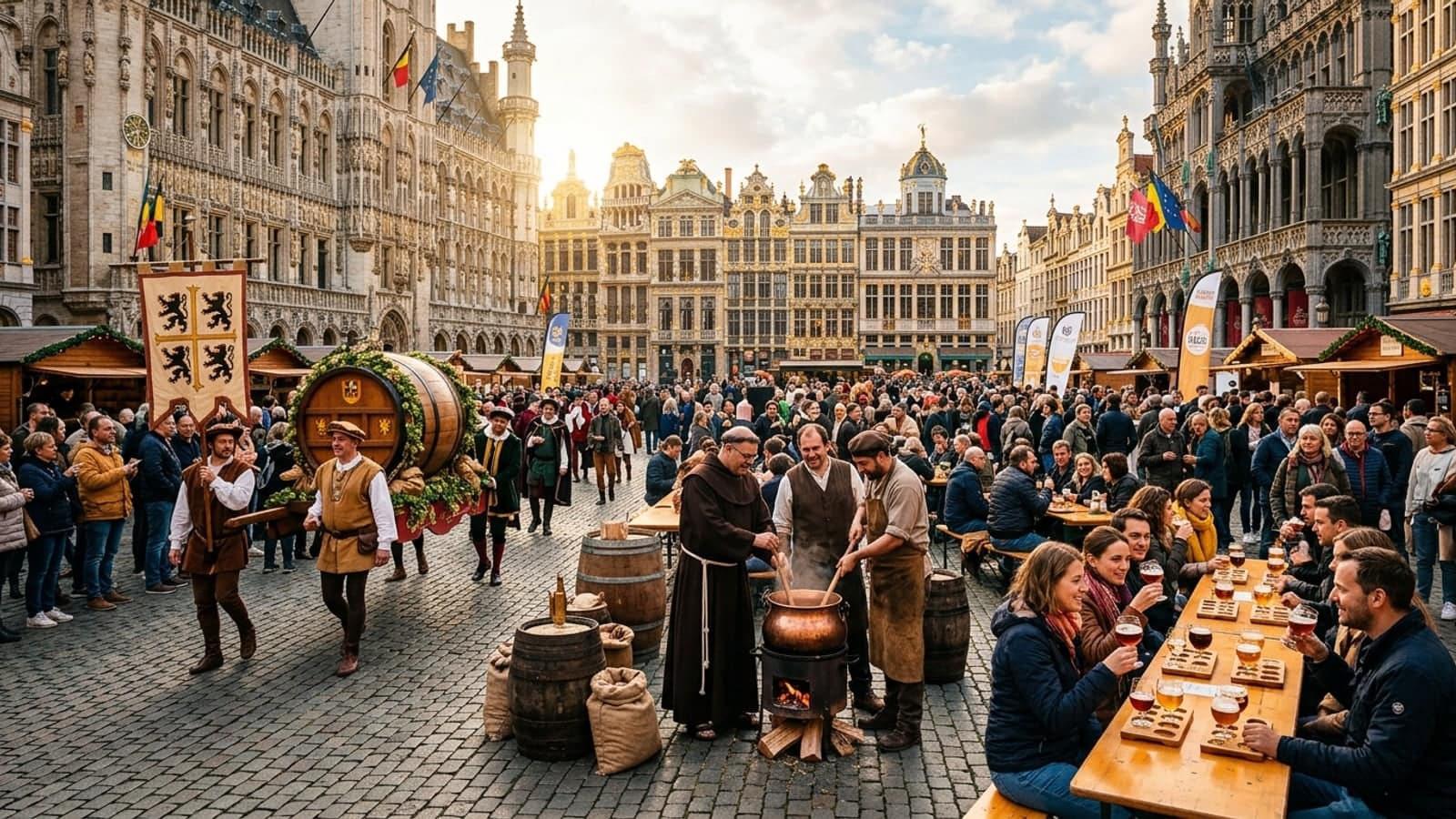 Belgian Beer Weekend celebration in Belgium