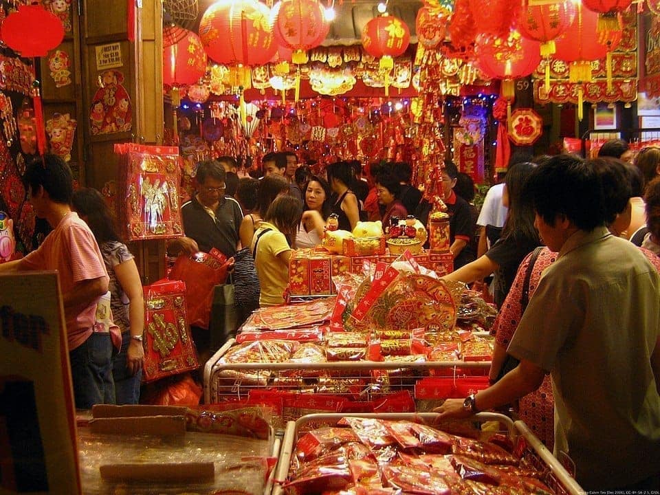 Chinese New Year (Spring Festival) celebration in China
