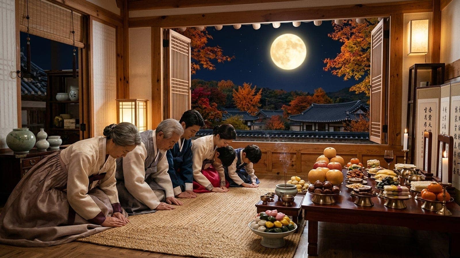 Chuseok celebration in South Korea