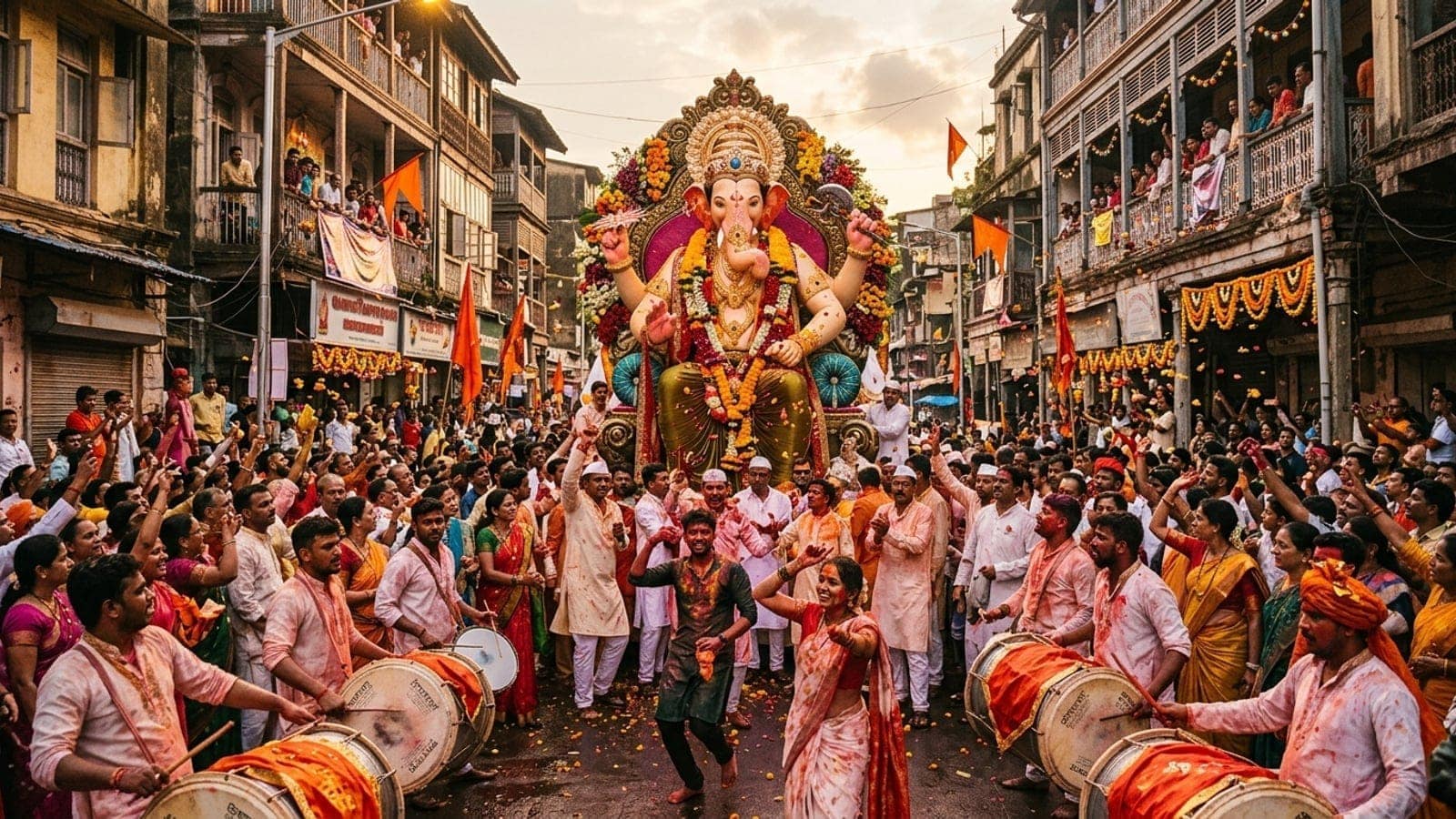 Ganesh Chaturthi celebration in India