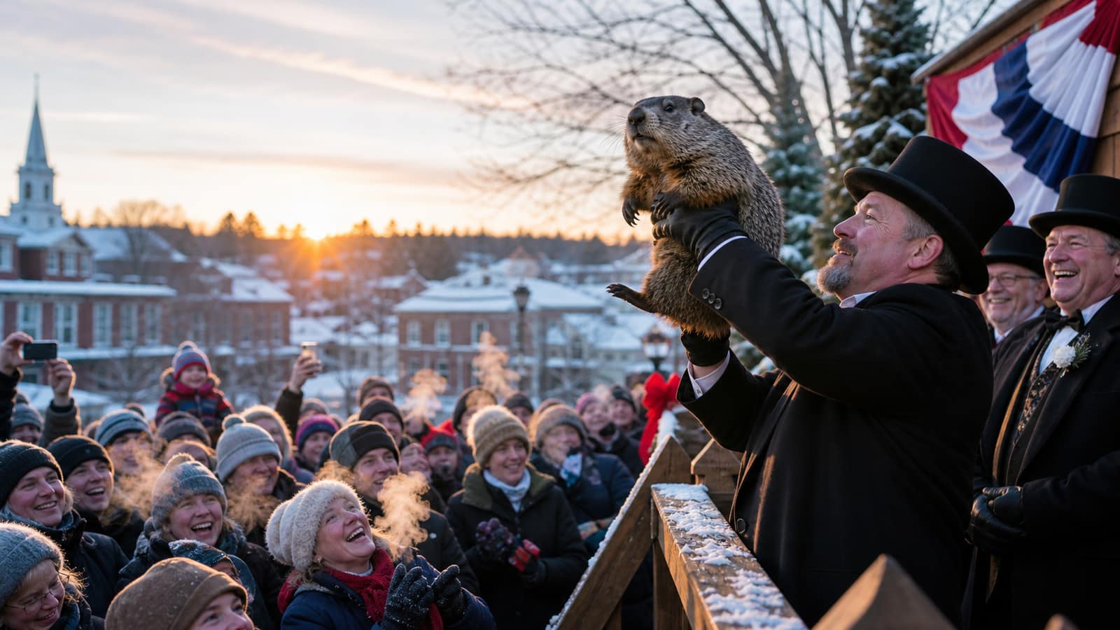 Groundhog Day celebration in United States