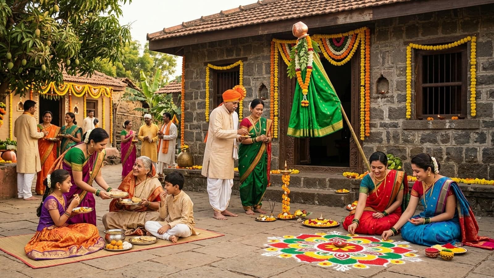 Gudi Padwa celebration in India