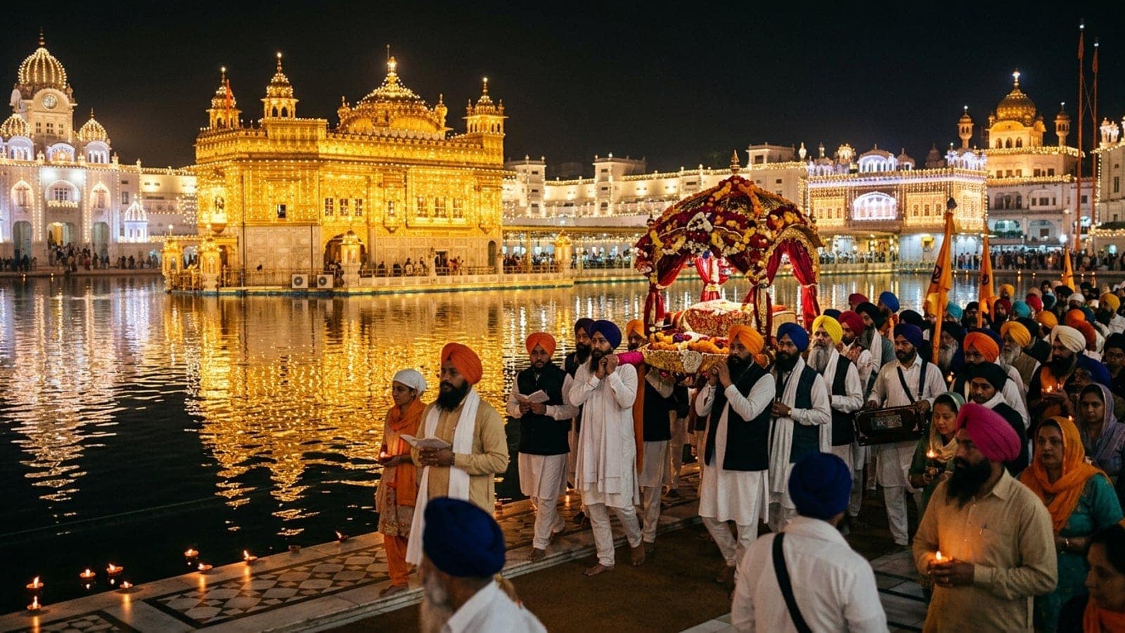 Guru Nanak Jayanti (Gurpurab) celebration in India