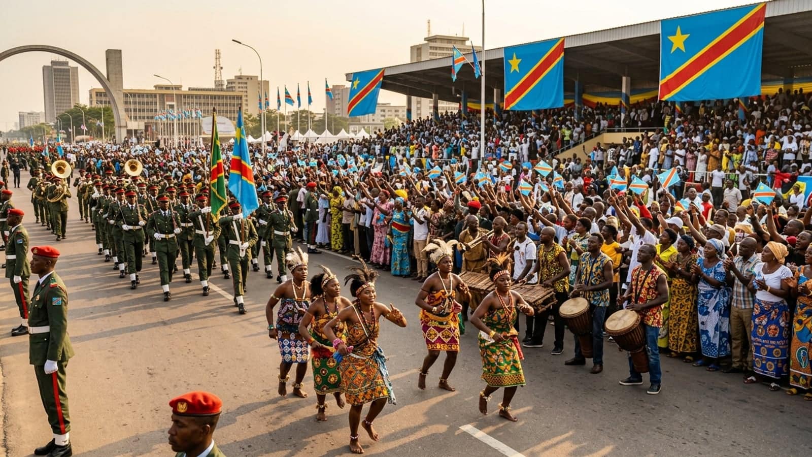 Independence Day celebration in Democratic Republic of Congo