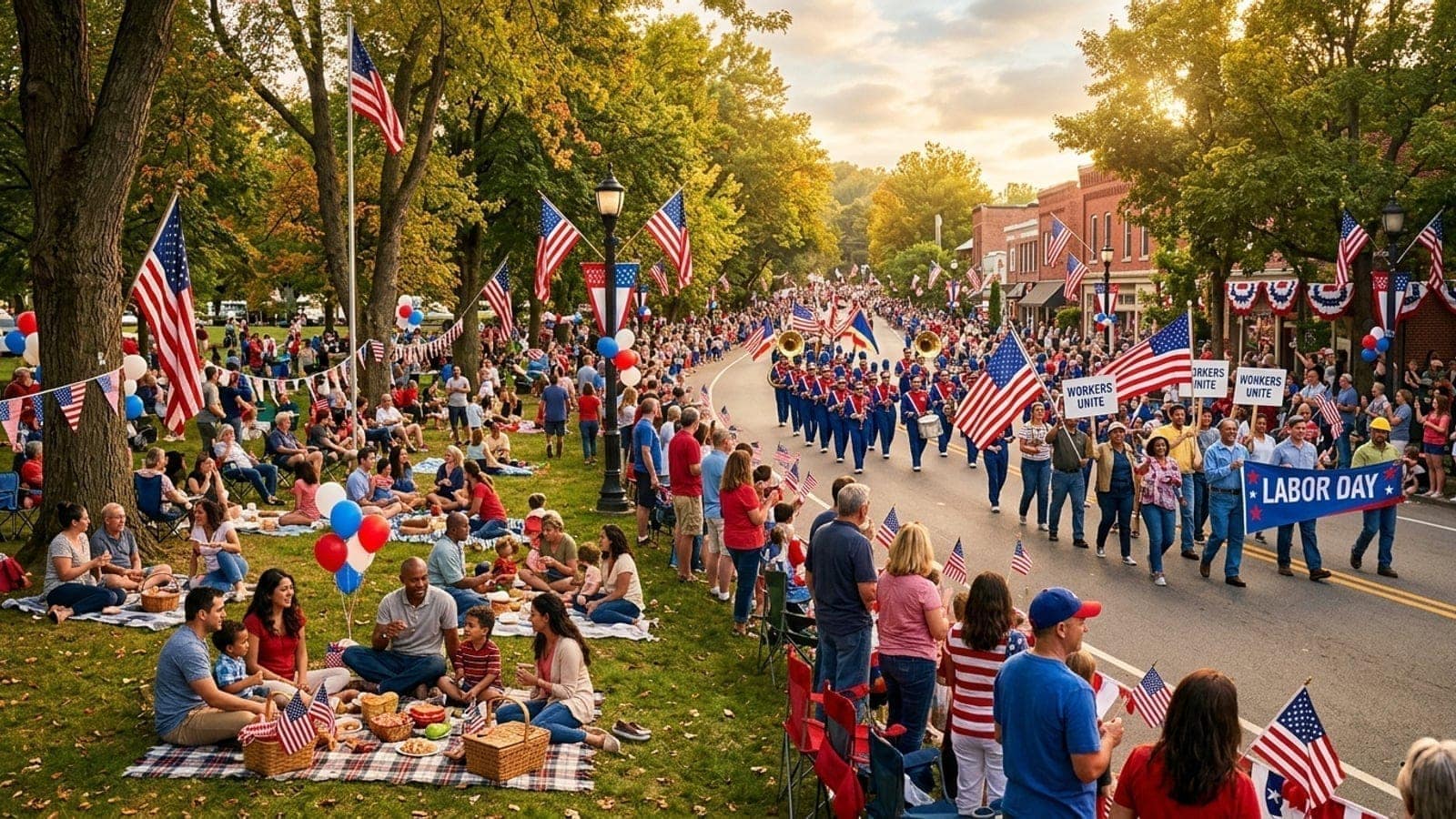 Labor Day celebration in United States