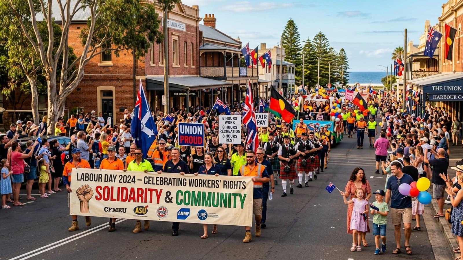 Labour Day (New South Wales) celebration in Australia