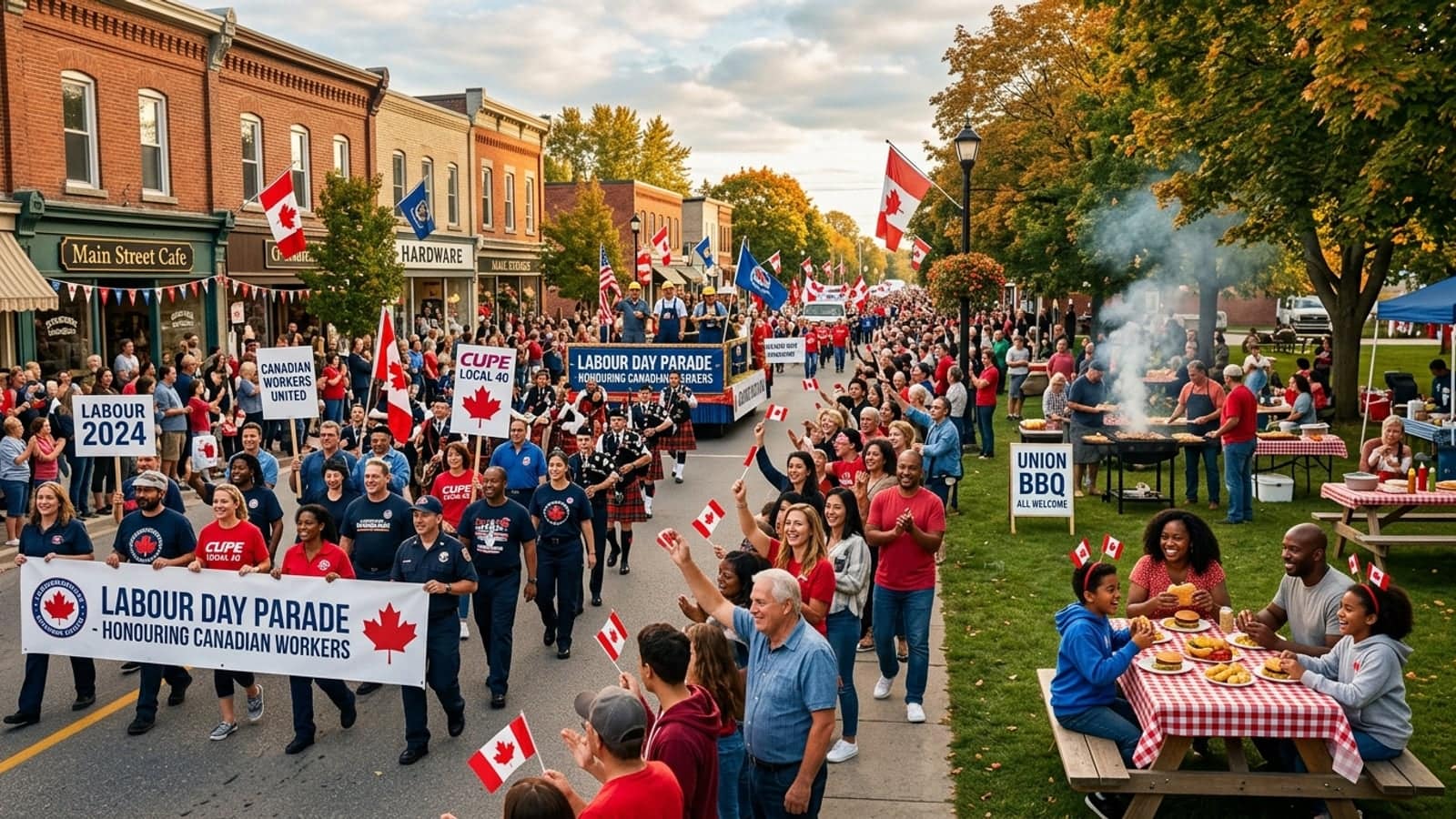 Labour Day celebration in Canada