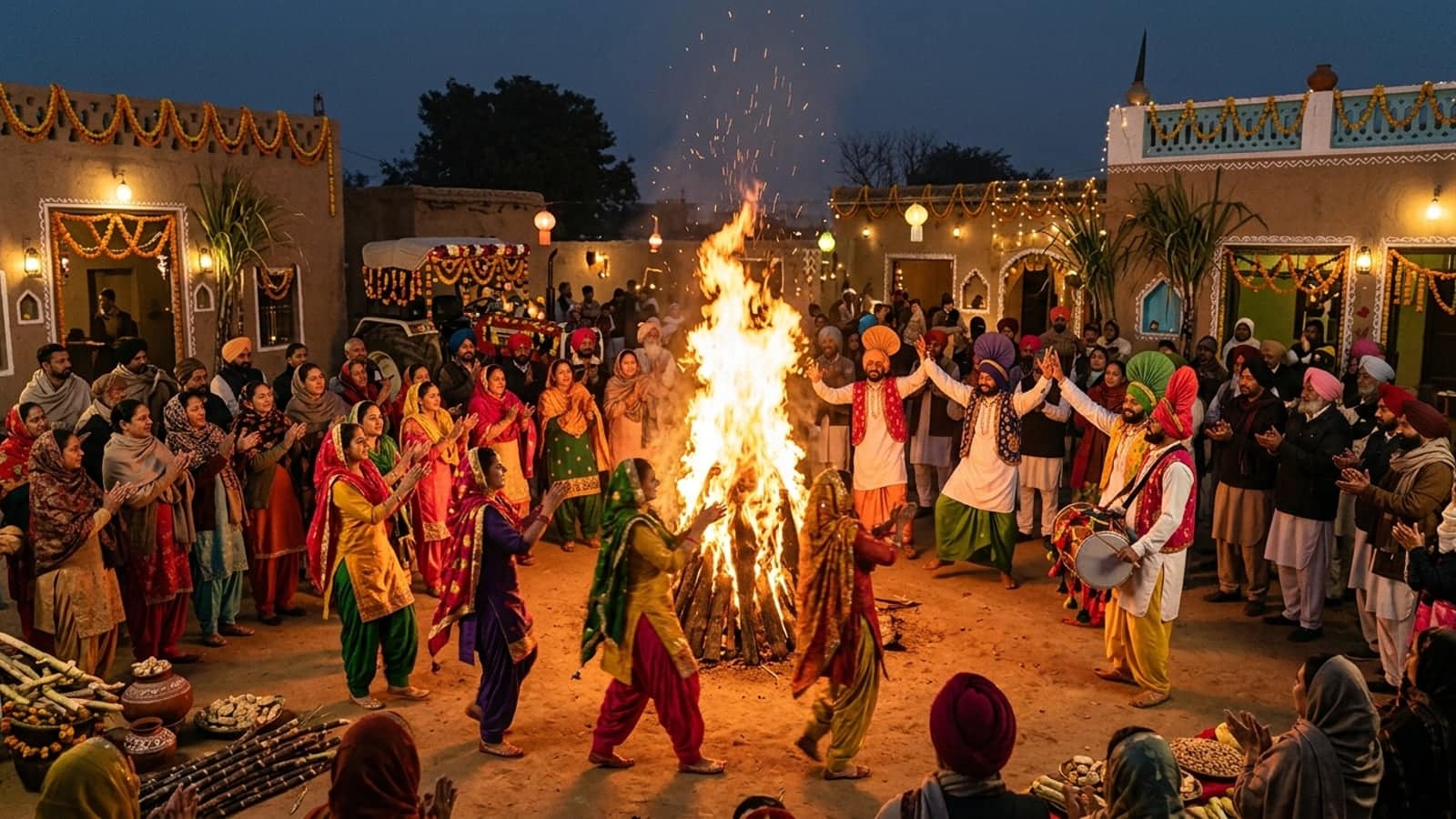 Lohri celebration in India