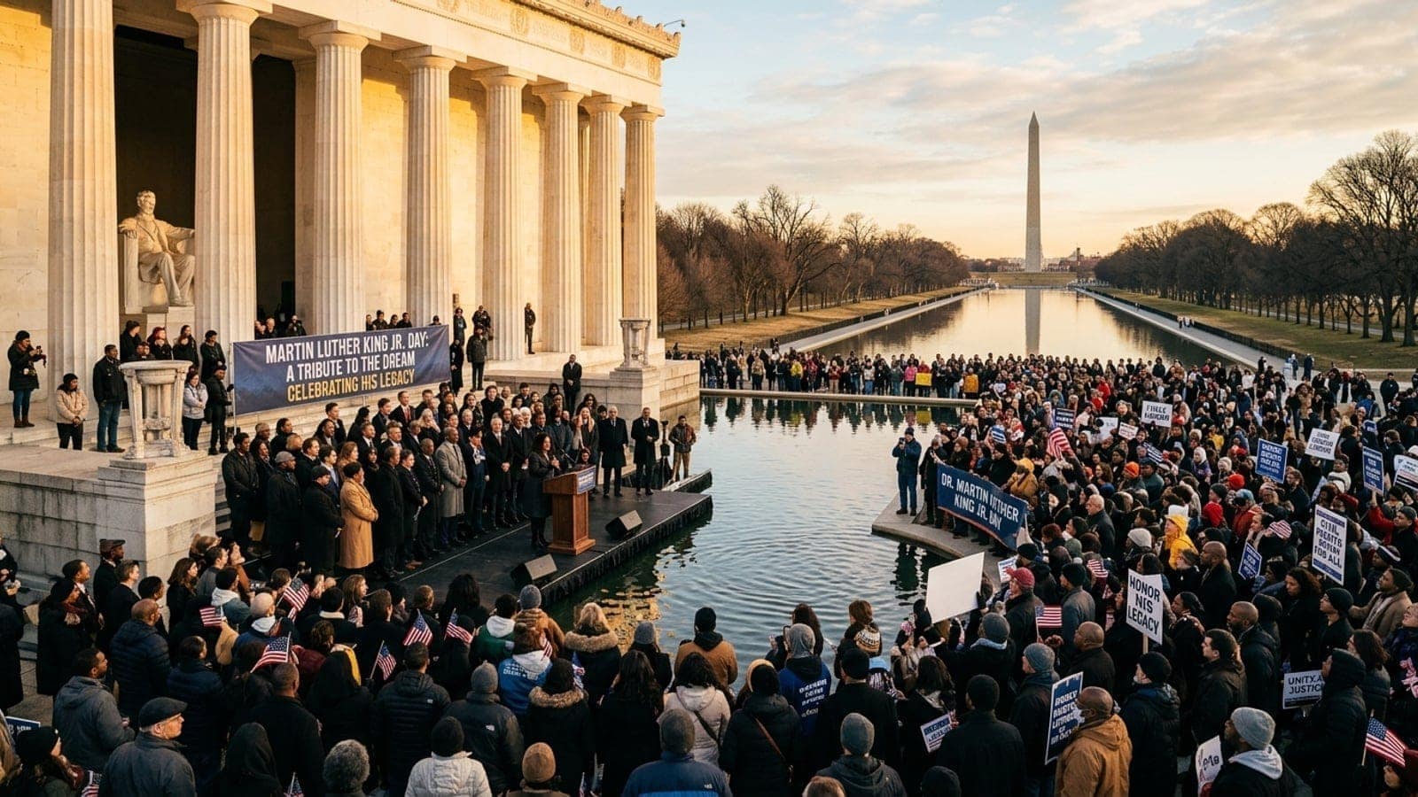 Martin Luther King Jr. Day celebration in United States