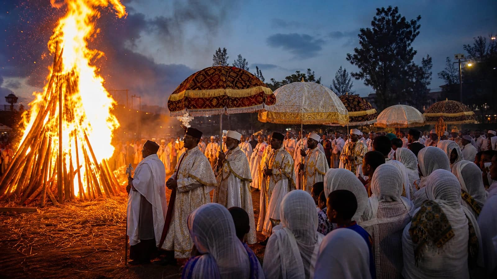 Meskel celebration in Ethiopia
