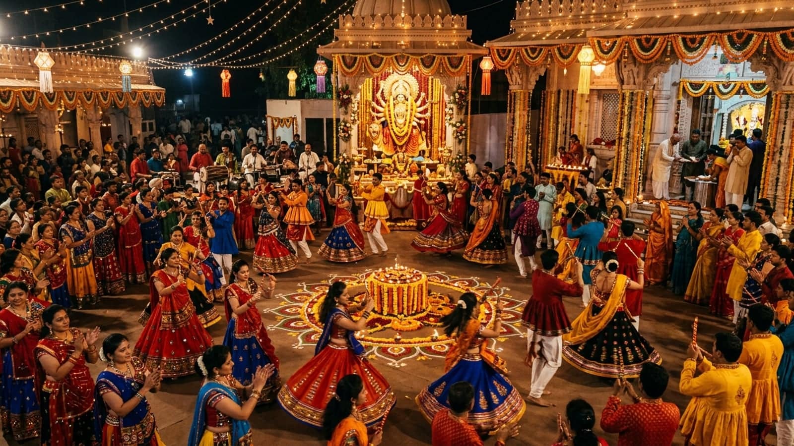 Navratri celebration in India