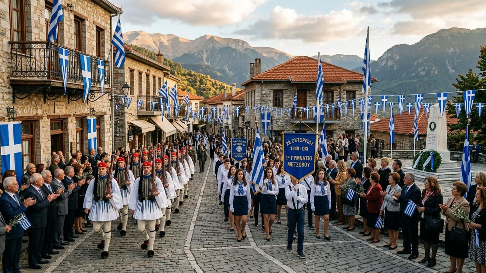 Ohi Day celebration in Greece