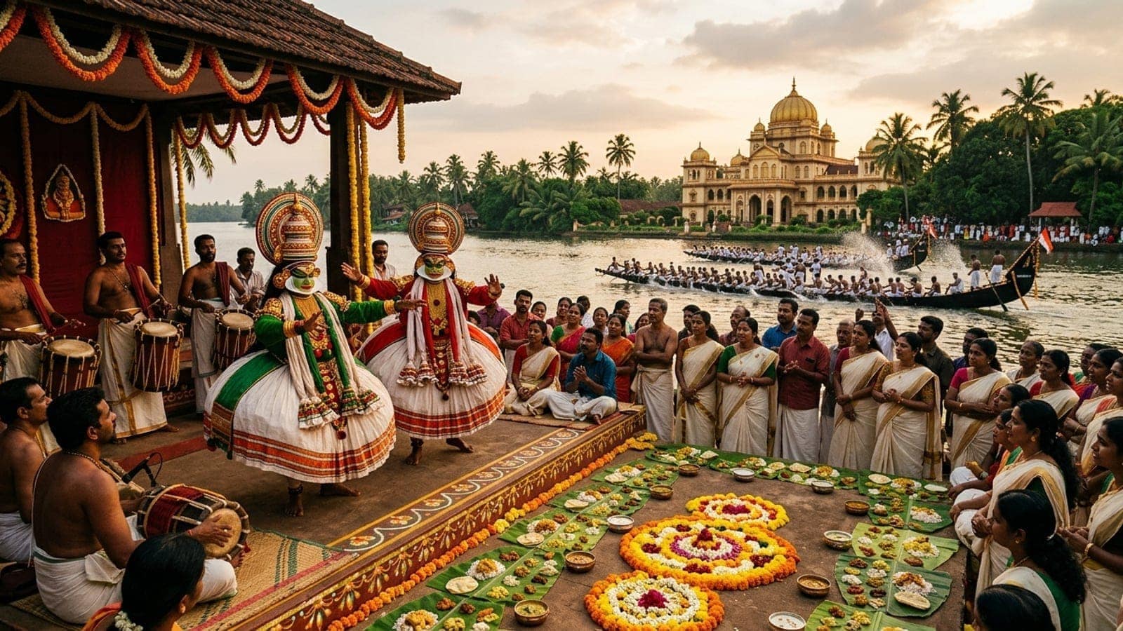 Onam celebration in India