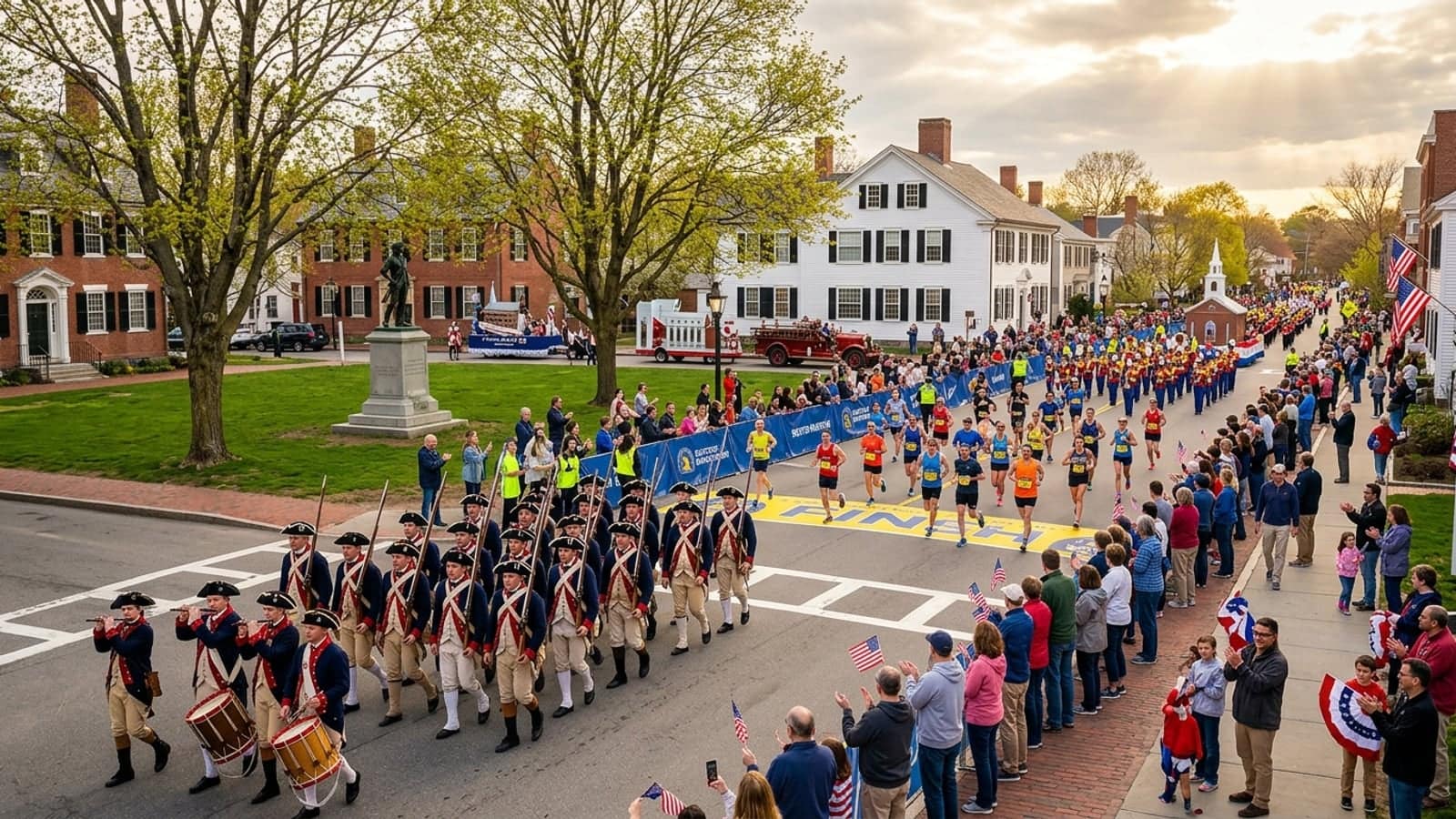 Patriots' Day celebration in United States