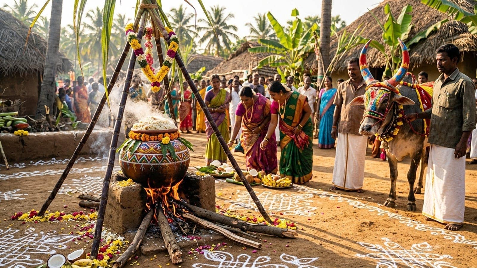 Pongal celebration in India
