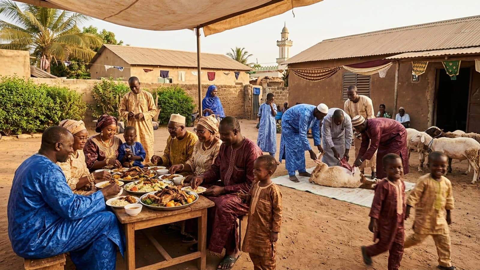 Tabaski (Eid al-Adha) celebration in Senegal
