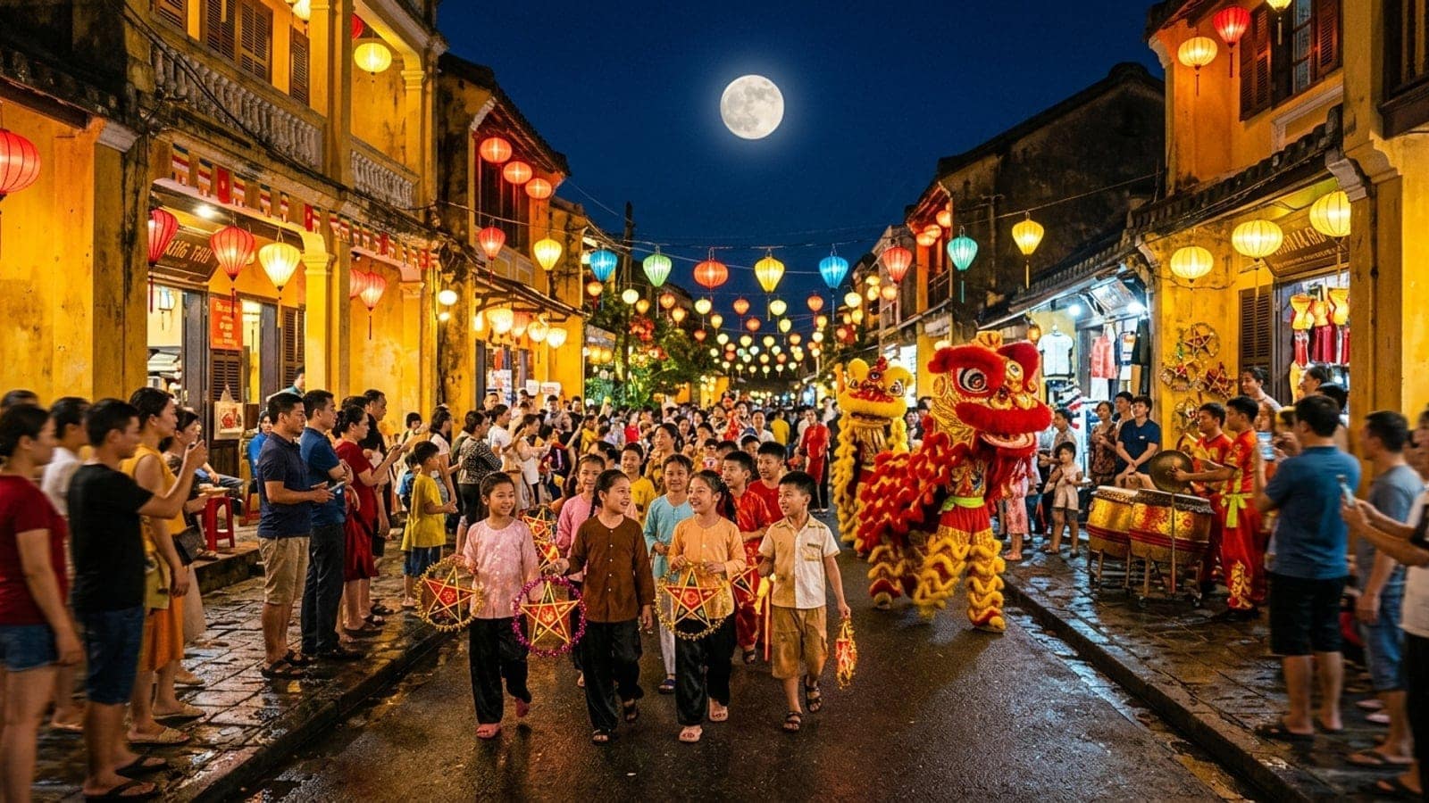 Tet Trung Thu (Mid-Autumn Festival) celebration in Vietnam