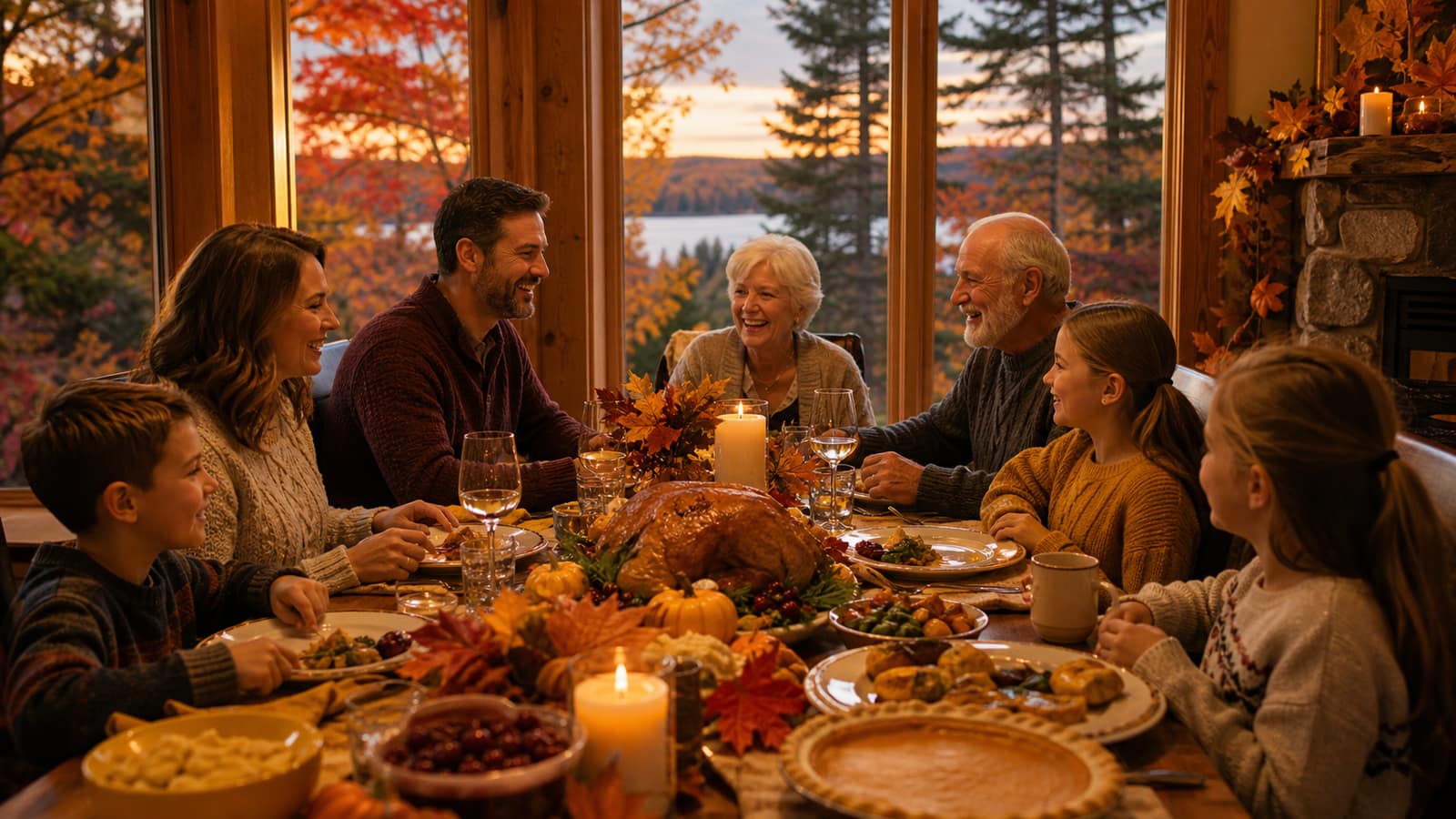 Thanksgiving celebration in Canada