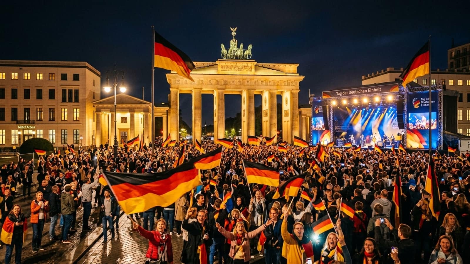 German Unity Day celebration in Germany
